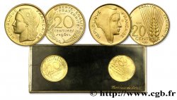Boîte de deux essais de 20 centimes, Coeffin et Dieudonné 1961 Paris G.327 