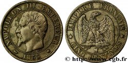 Cinq centimes Napoléon III, tête nue 1853 Marseille F.116/6