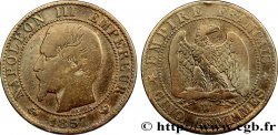 Cinq centimes Napoléon III, tête nue 1857 Lille F.116/43 TB15 