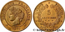 5 centimes Cérès 1873 Bordeaux F.118/8 TTB52 