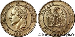 Dix centimes Napoléon III, tête laurée 1861 Bordeaux F.134/6 TTB48 