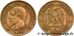 Dix centimes Napoléon III, tête nue 1856 Rouen F.133/35 TTB40 