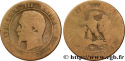 Dix centimes Napoléon III, tête nue 1857 Lille F.133/46 B6 