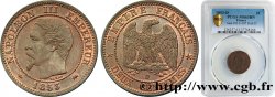 Deux centimes Napoléon III, tête nue 1853 Lyon F.107/5