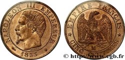Cinq centimes Napoléon III, tête nue 1853 Marseille F.116/6 SPL64 PCGS
