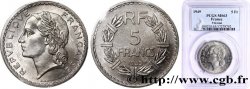 5 francs Lavrillier, aluminium 1949  F.339/17