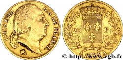 20 francs or Louis XVIII, tête nue 1824 Paris F.519/31 TTB40 