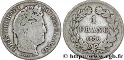1 franc Louis-Philippe, couronne de chêne 1836 Rouen F.210/51