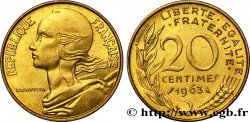 20 centimes Marianne 1963 Paris F.156/3 SUP60 