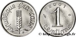 1 centime Épi, BU (Brillant Universel), avec rebord 2001 Pessac F.106/63 SPL63 