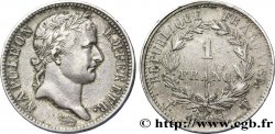 1 franc Napoléon Ier tête laurée, République française 1808 Nantes F.204/14