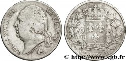 2 francs Louis XVIII 1824 Lyon F.257/53 TB20 