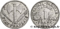 1 franc Francisque, légère 1943 Beaumont-Le-Roger F.223/4