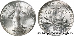 50 centimes Semeuse 1908 Paris F.190/15 FDC65 PCGS