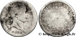 Demi-franc Napoléon Ier tête laurée, République française 1808 Strasbourg F.177/4