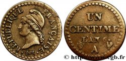 Un centime Dupré, petit 6 1798 Paris F.100/2 TTB40 