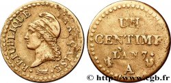 Un centime Dupré, 7 normal 1799 Paris F.100/15 TTB40 