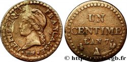 Un centime Dupré, 7 normal 1799 Paris F.100/15 TTB40 