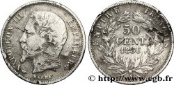 50 centimes Napoléon III, tête nue 1856 Paris F.187/4