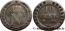 10 cent. à l&nbsp;N couronnée 1808 Strasbourg F.130/4 B12 