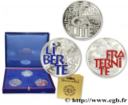 Coffret Belle Epreuve 6,55957 francs - Devise de la République Française 2001  F5.1258/1259/1260 1