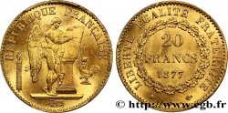 20 francs or Génie, Troisième République 1877 Paris F.533/5 SPL63 