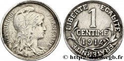 1 centime Daniel-Dupuis, argenté 1914 Paris F.105/16 var. TTB45 