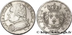 5 francs Louis XVIII, buste habillé 1815 Toulouse F.308/25