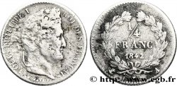 1/4 franc Louis-Philippe 1842 Paris F.166/89