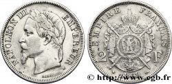 2 francs Napoléon III, tête laurée 1869 Strasbourg F.263/11