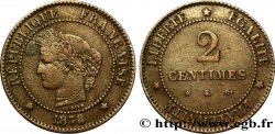 2 centimes Cérès 1878 Bordeaux F.109/4