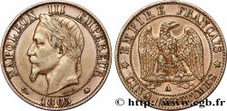 Cinq centimes Napoléon III, tête laurée 1865 Paris F.117/16