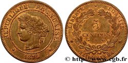 5 centimes Cérès 1875 Paris F.118/11 TTB54 