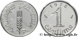 Piéfort argent de 1 centime Épi 1978 Pessac F.106/33P FDC68 
