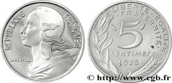Piéfort argent de 5 centimes Marianne 1978 Paris F.125/14 PP SPL63 