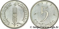 5 centimes Épi 1963  F.124/5 TTB52 