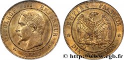 Dix centimes Napoléon III, tête nue 1854 Paris F.133/11