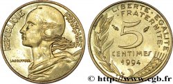5 centimes Marianne, différent dauphin 1994 Pessac F.125/35 SPL63 