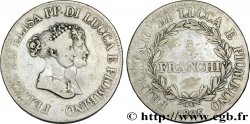 5 franchi, moyens bustes 1805 Florence M.432 