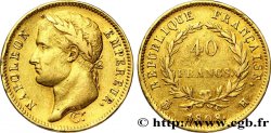 40 francs or Napoléon tête laurée, République française 1808 La Rochelle F.540/3