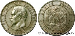 Dix centimes Napoléon III, tête nue 1853 Strasbourg F.133/4 TTB48 