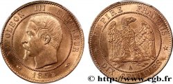 Dix centimes Napoléon III, tête nue 1852 Paris F.133/1