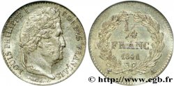 1/4 franc Louis-Philippe 1841 Paris F.166/85 fST63 