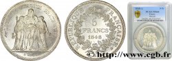 5 francs Hercule, IIe République 1848 Paris F.326/1 SPL64 PCGS