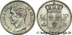 1/4 franc Charles X 1826 Rouen F.164/3