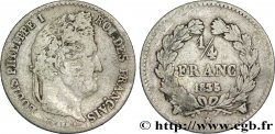1/4 franc Louis-Philippe 1835 Lille F.166/57 TB25 