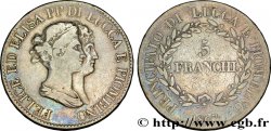 5 franchi, grands bustes 1807 Florence M.437 