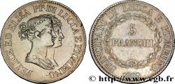 5 franchi, grands bustes 1808 Florence M.439 