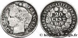20 centimes Cérès, IIe République 1851 Paris F.146/7 B8 