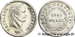 Demi-franc Napoléon Ier tête laurée, Empire français 1811 Paris F.178/21 TTB53 
